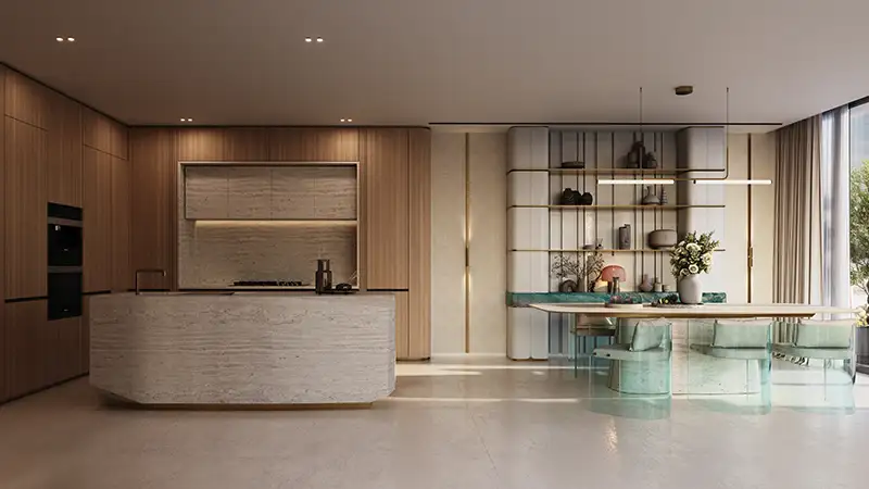 Kitchen & Dining Area